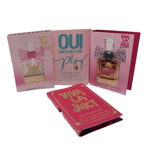Juicy Couture Perfume Sampler Set (4-Piece), New - Picture 1 of 1